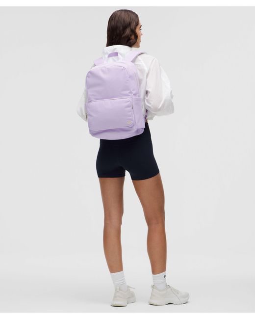 lululemon athletica Lavender Light Purple Backpack Lululemon City Adventurer Backpack *Nano - Lavender Fog  main image 2