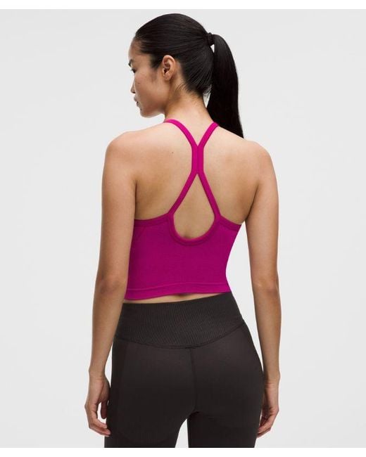 lululemon athletica Red Get Low Cross-Back Training Tank Top