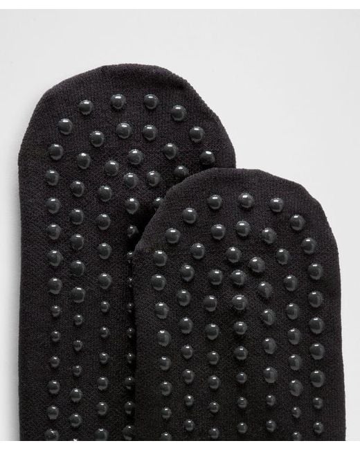 lululemon athletica Black Find Your Balance Grip Socks