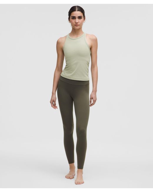 lululemon athletica Green Align Waist-Length Racerback Tank Top
