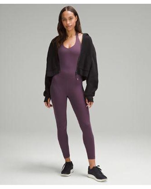 lululemon athletica Purple Aligntm Halter Bodysuit 25"