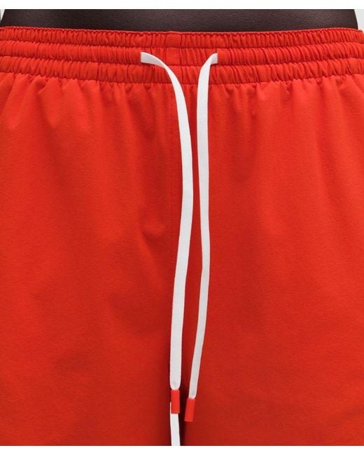 lululemon athletica Red – Court Rival High-Rise Shorts – 3" – – Size 4