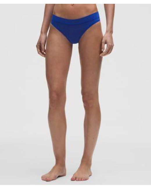 lululemon athletica Blue – Underease Mid-Rise Thong Underwear 5 Pack – – Size Small