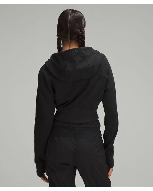 lululemon athletica Scuba Full-zip Cropped Hoodie - Color Black - Size 0
