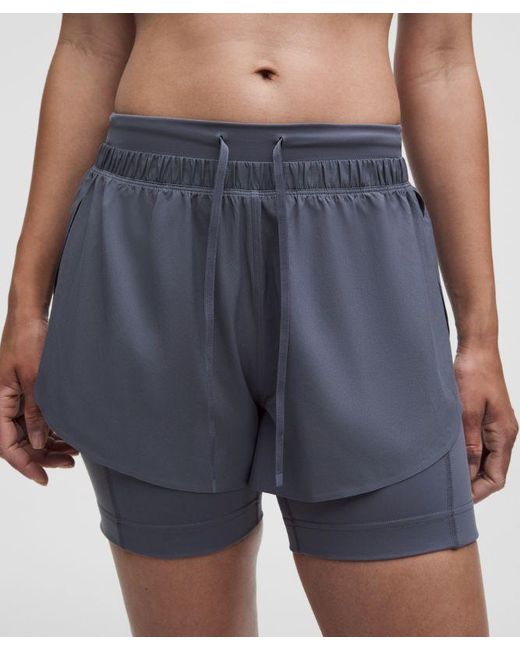 lululemon athletica Pink – Swift Speed 2-In-1 Shorts – 2.5" – Size Large