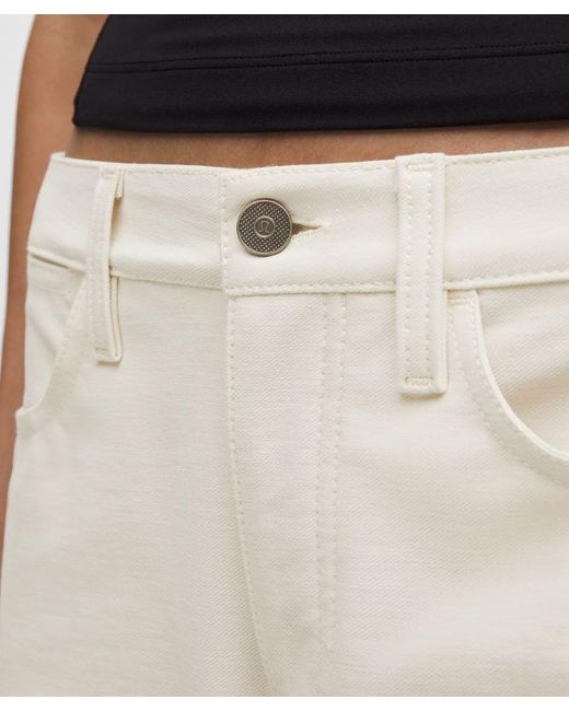 lululemon athletica White – Easyfive Low-Rise Classic Wide-Leg Pants Regular – – Size 28