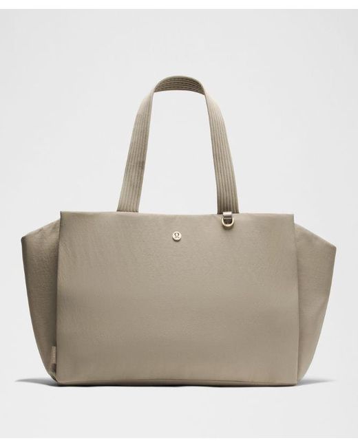 lululemon athletica Gray Triple Compartment Tote Bag 18L