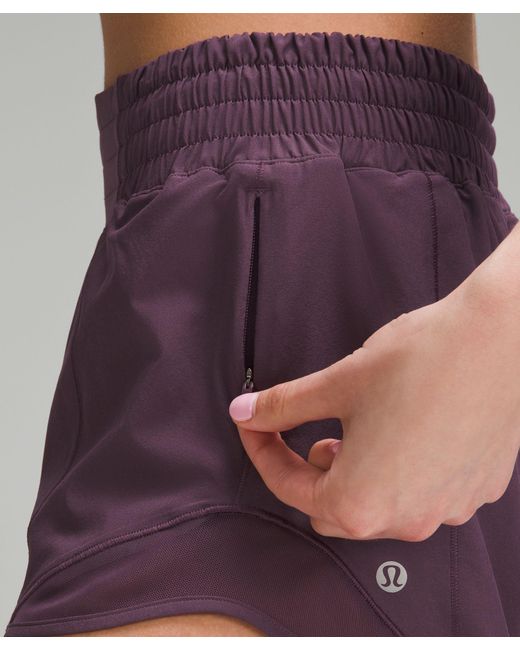 lululemon athletica Purple Hotty Hot High-rise Lined Shorts 2.5"
