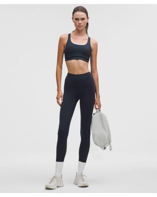 lululemon athletica Wunder Train High-rise Crop Leggings - 23" - Color Blue - Size 0