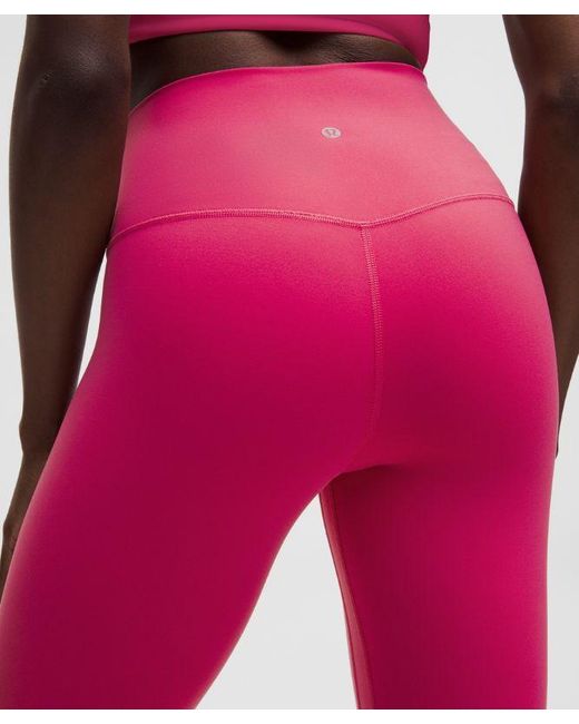 lululemon athletica Pink Align High-Rise Crop 17"