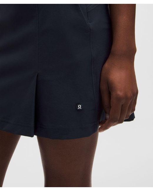 lululemon athletica Green Stretch Twill Front Pleat Golf Skirt