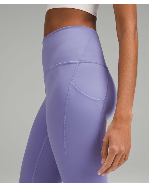 lululemon athletica Wunder Train High-rise Tight Leggings With Pockets -  25 - Color Purple - Size 12