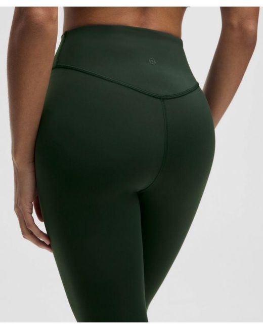 lululemon athletica Green Wunder Under Smoothcover High-Rise Tight 25"