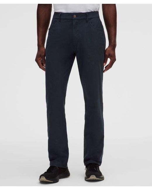 lululemon athletica Blue – Easyfive Classic-Straight Trousers 32L Light – – Size 4 for men