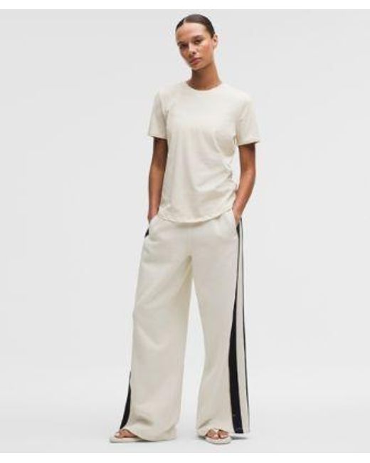 lululemon athletica White Love Curved-Hem Crewneck T-Shirt