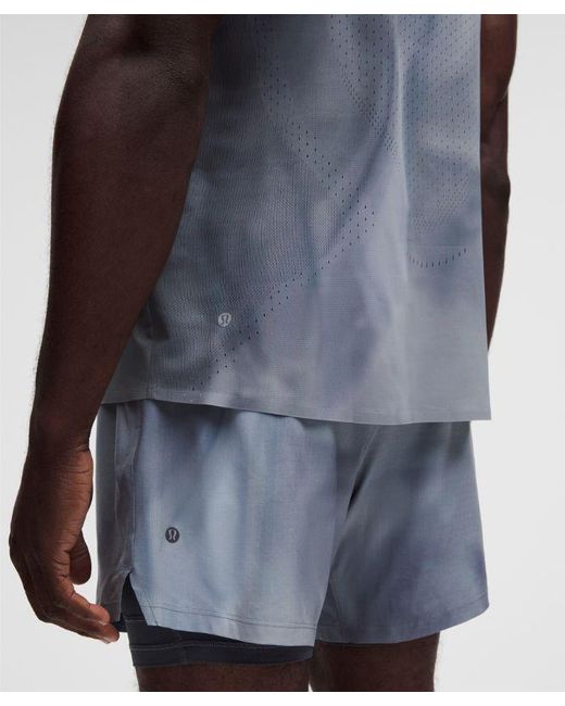 lululemon athletica Blue – Fast And Free Singlet Race Length – – Size Large for men