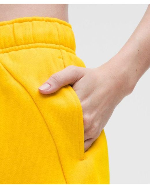 lululemon athletica Yellow Scuba Mid-Rise Oversized Short 7"
