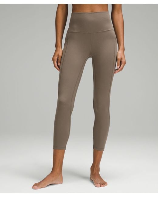 lululemon athletica Align High-rise Crop Leggings With Pockets - 23 -  Color Brown - Size 10