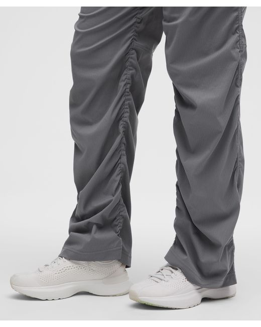 lululemon athletica Gray Dance Studio Slim-Fit High-Rise Flared Pant