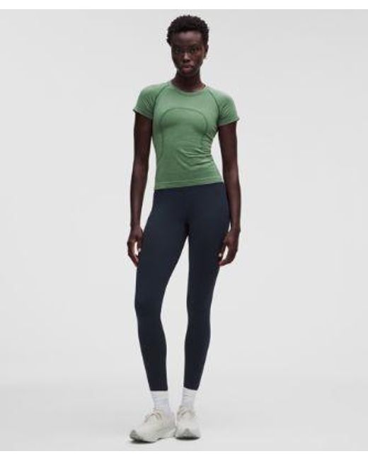 lululemon athletica Fast And Free High-rise Tight Leggings Pockets - 28" - Color Blue - Size 8