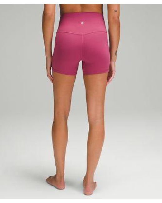lululemon athletica Pink Aligntm High-rise Shorts 4"