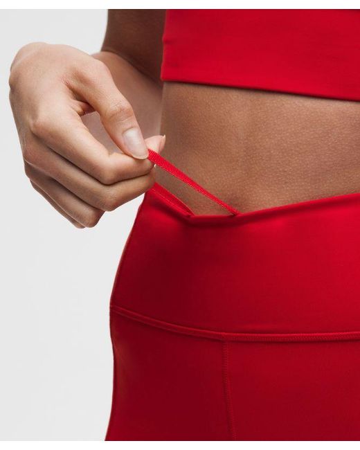 lululemon athletica Red Swift Speed High-Rise Tight 25"