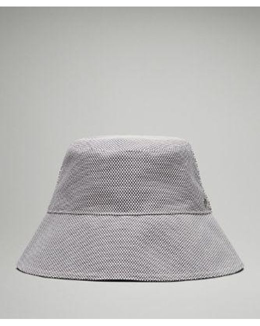 lululemon athletica Gray Canvas Bucket Hat