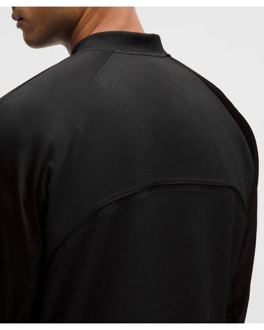 lululemon athletica Black Pace Breaker Track Jacket for men