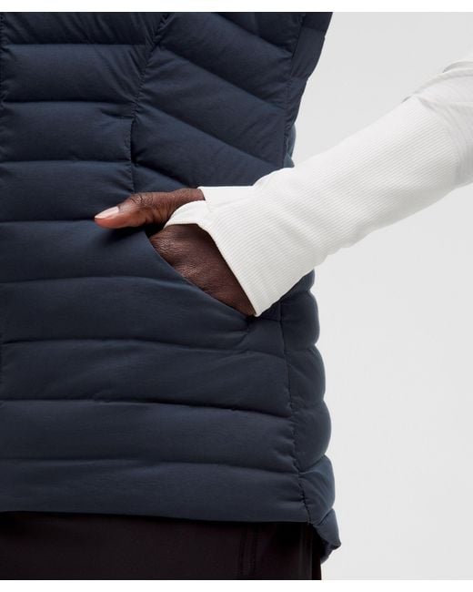 lululemon athletica Blue – Pack It Down 700-Fill Vest – – Size 18