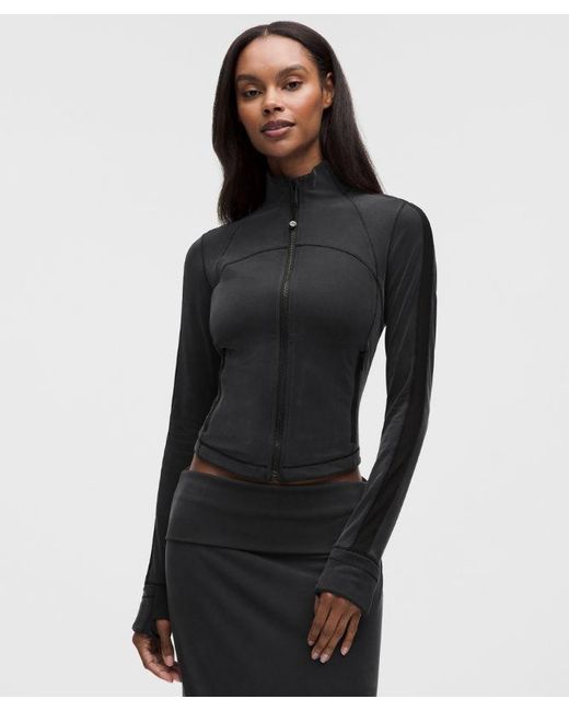 lululemon athletica Black – Define Jacket Micro-Rib Drapey Softstreme – – Size 4