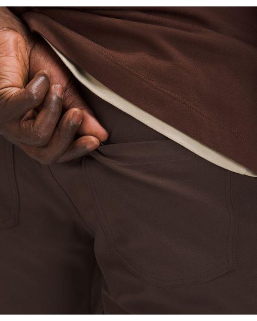 lululemon athletica Brown – Abc Classic-Fit 5 Pocket Trousers 30"L Warpstreme – – for men