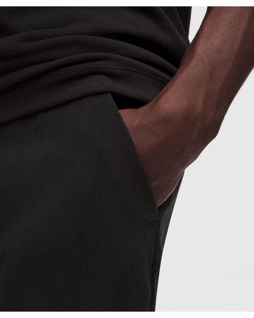 lululemon athletica Black Abc Slim-Fit Trouser 32L for men