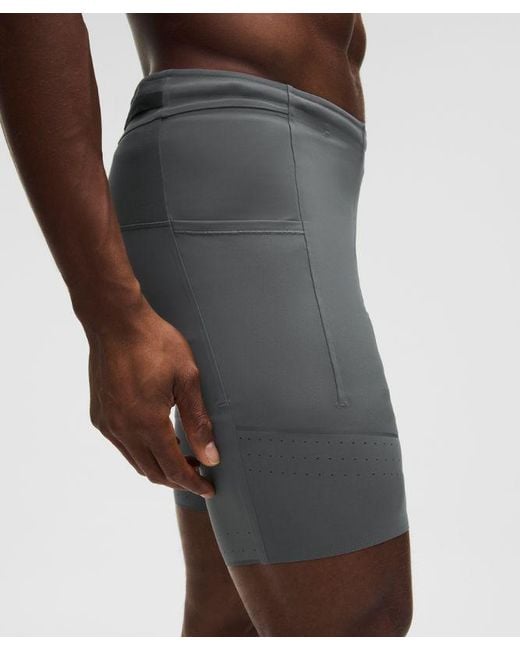 lululemon athletica Blue – Fast And Free Half Tights – 8" – – for men