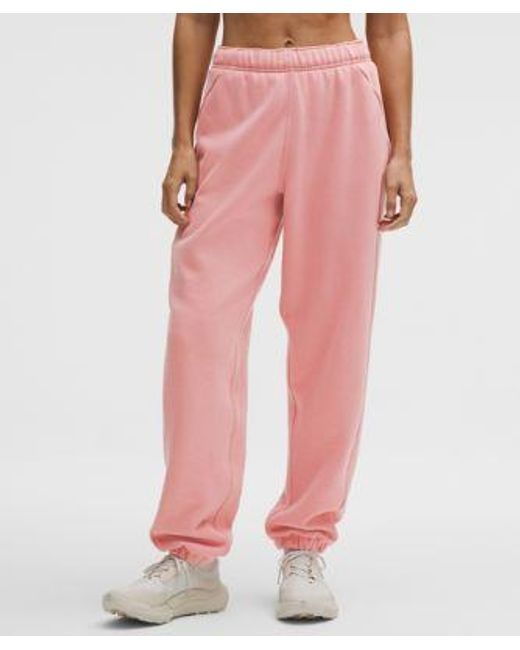 lululemon athletica Red – Scuba Mid-Rise Oversized Joggers Regular – – Size Large