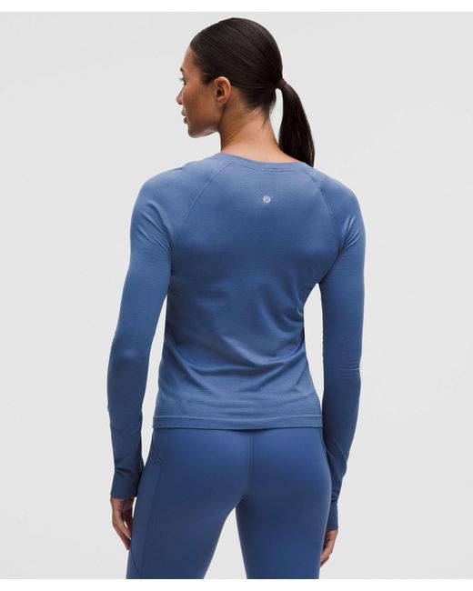 lululemon athletica Blue Swiftly Tech Long-Sleeve Shirt 2