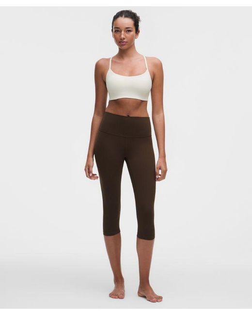 lululemon athletica Black – Flow Y Sports Bra Light Support, A/B Cup Evolve – – Size Large