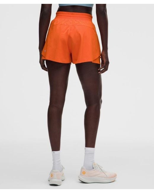 lululemon athletica Orange Shake It Out High-Rise Running Short 2.5"