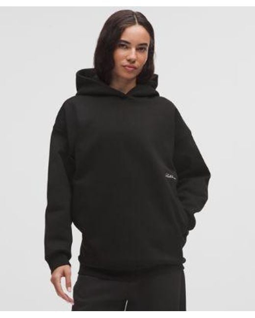 lululemon athletica Black – Big Cozy Ultra-Oversized Hoodie Wordmark – – Size Large