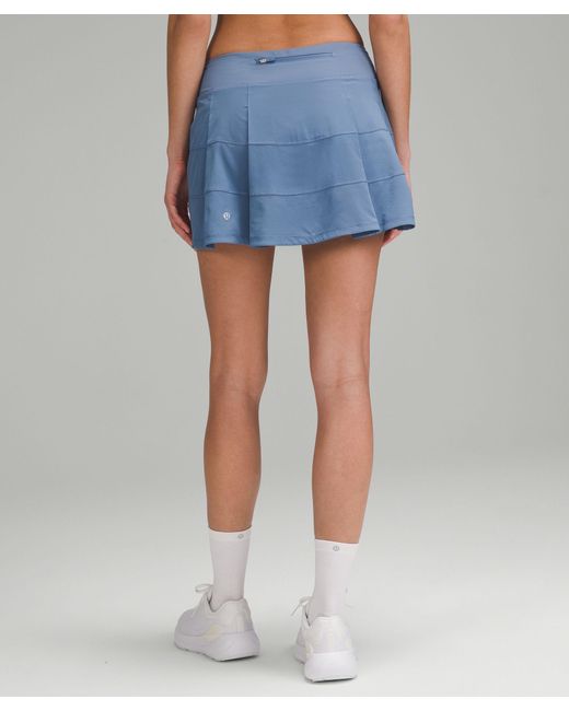 lululemon athletica Blue Pace Rival Mid-rise Skirt Long
