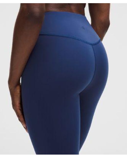 lululemon athletica Blue – Wunder Under Smoothcover High-Rise Tight Leggings – 25" – – Size 4
