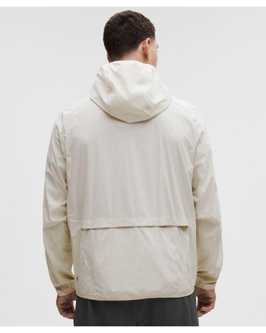 lululemon athletica Gray Fast And Free Packable Jacket for men