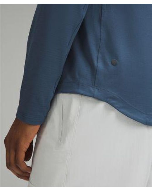 lululemon athletica Blue – License To Train Long-Sleeve Shirt – – for men