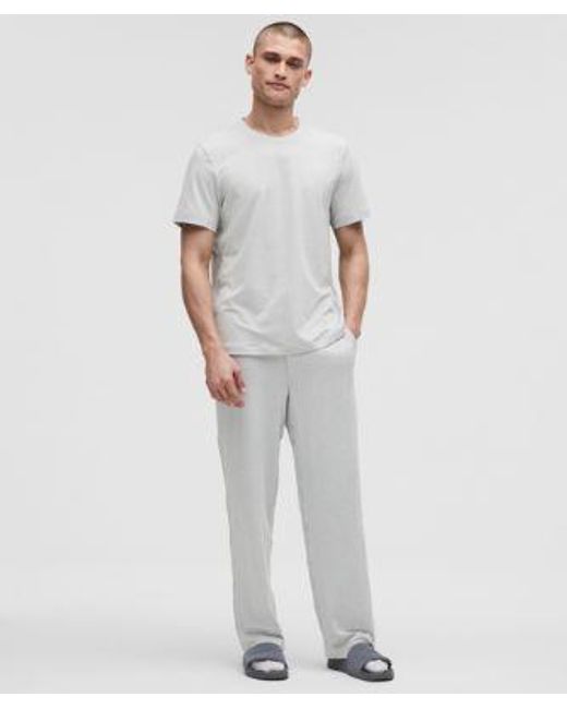 lululemon athletica Gray Soft Jersey Classic-Fit Pant for men
