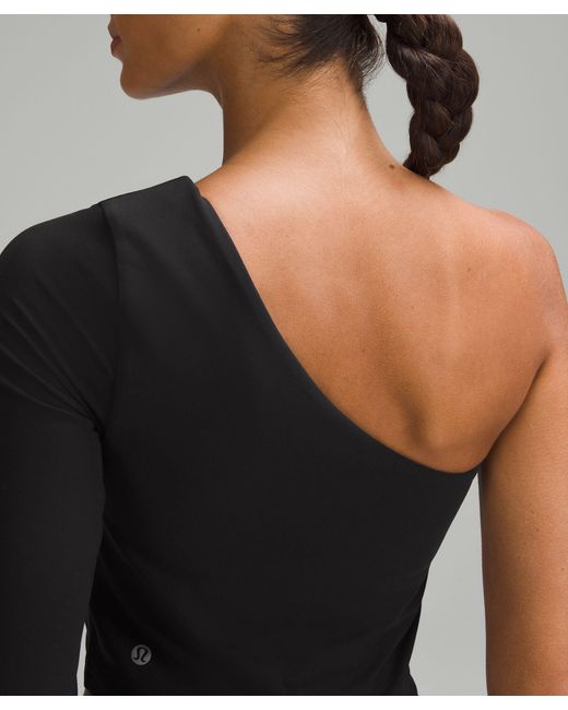 lululemon athletica Black Aligntm Asymmetrical Long-sleeve Shirt