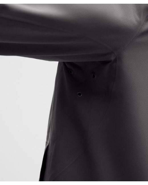 lululemon athletica Gray Stretch Glyde Waterproof Jacket for men