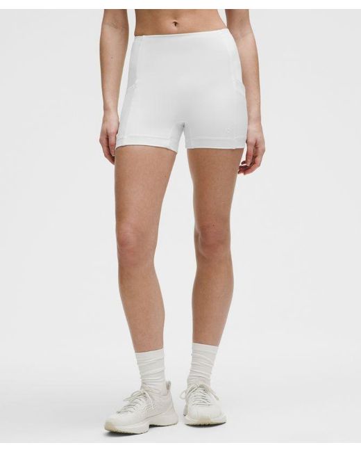 lululemon athletica Gray High-Rise Tennis Layering Short 3.5"