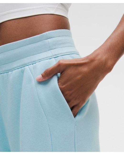 lululemon athletica Blue – Scuba Mid-Rise Wide-Leg Pants Regular – – Size Large