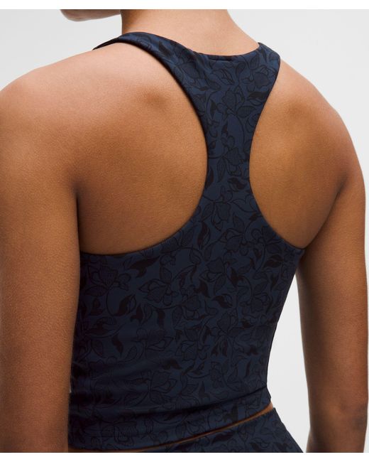 lululemon athletica Blue Wunder Train Racerback Tank Top