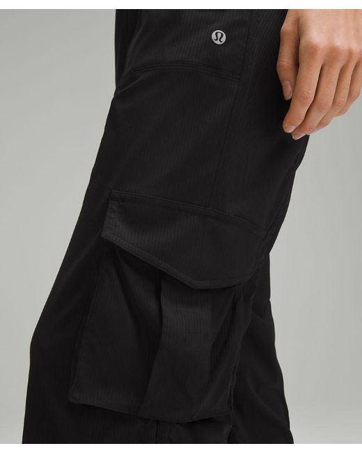 lululemon athletica Black Dance Studio Relaxed-fit Mid-rise Cargo Pants