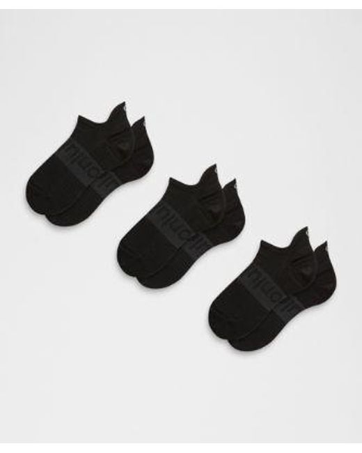 lululemon athletica Black Power Stride Tab Socks